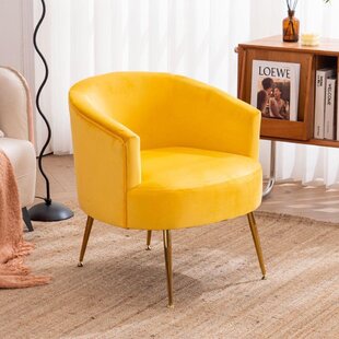 Golden yellow chair hot sale